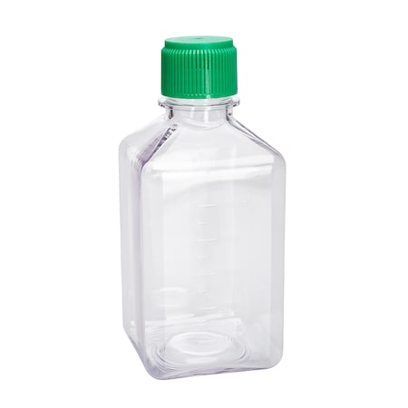 Celltreat Square Media Bottle (PETG), Sterile, 500mL, PK24 229788